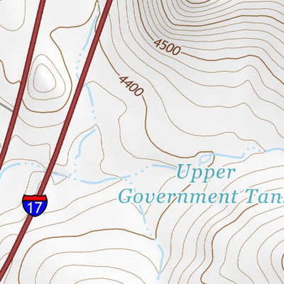 34112SE Page 12 Bradshaw Mountains Topo Preview 2