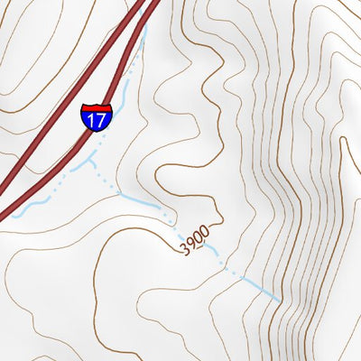 34112SE Page 23 Bradshaw Mountains Topo Preview 2