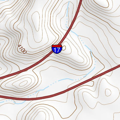 34112SE Page 23 Bradshaw Mountains Topo Preview 3