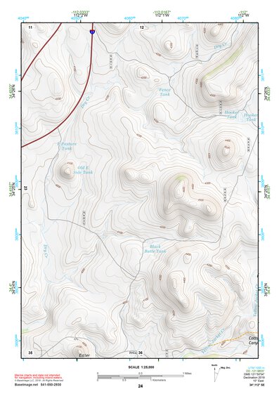 34112SE Page 24 Bradshaw Mountains Topo Preview 1
