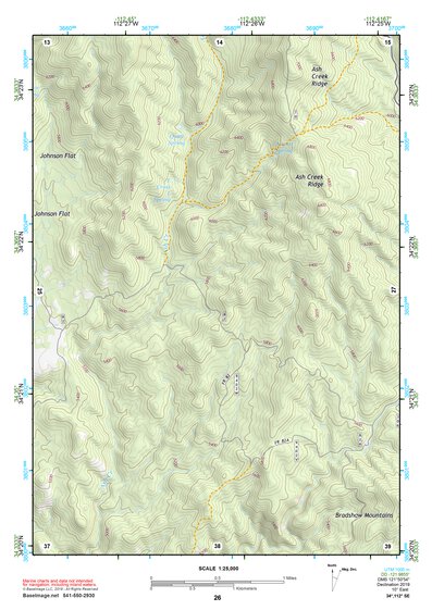 34112SE Page 26 Bradshaw Mountains Topo Preview 1
