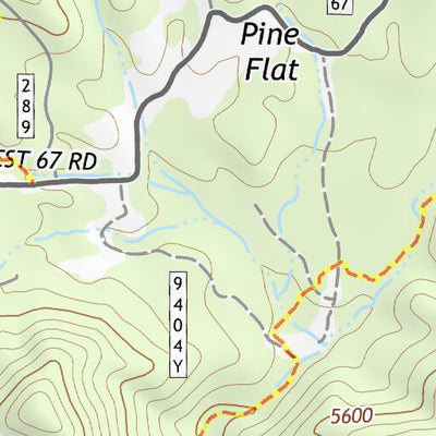 34112SE Page 28 Bradshaw Mountains Topo Preview 2