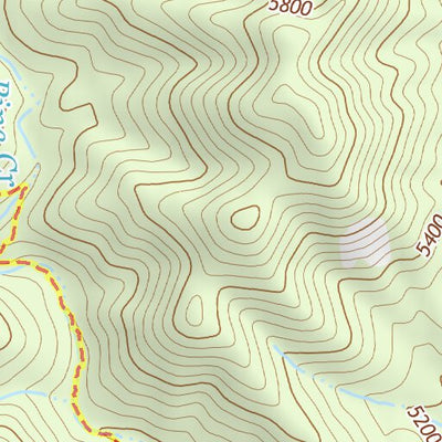 34112SE Page 28 Bradshaw Mountains Topo Preview 3