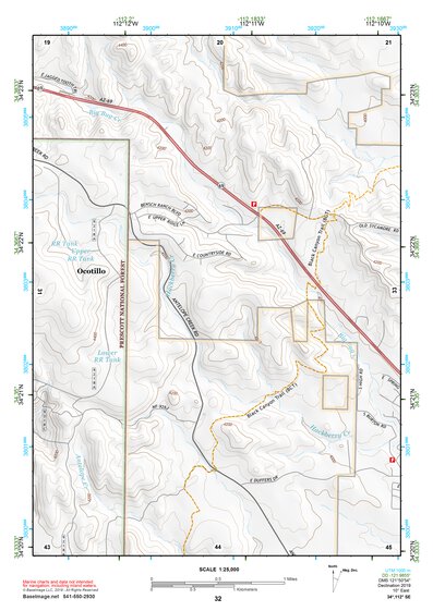34112SE Page 32 Bradshaw Mountains Topo Preview 1