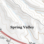 34112SE Page 33 Bradshaw Mountains Topo Preview 3