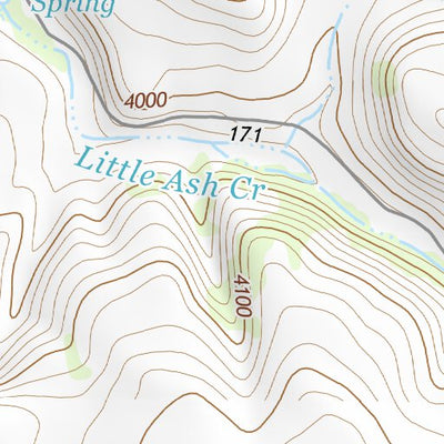 34112SE Page 36 Bradshaw Mountains Topo Preview 3
