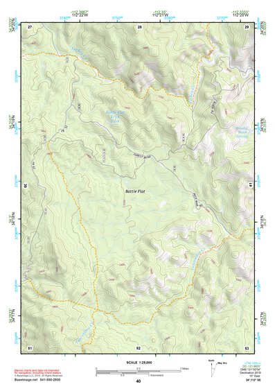 34112SE Page 40 Bradshaw Mountains Topo Preview 1