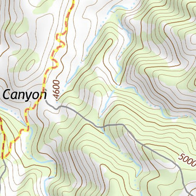 34112SE Page 41 Bradshaw Mountains Topo Preview 2