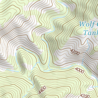34112SE Page 42 Bradshaw Mountains Topo Preview 3