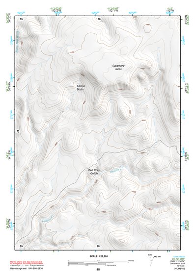 34112SE Page 48 Bradshaw Mountains Topo Preview 1