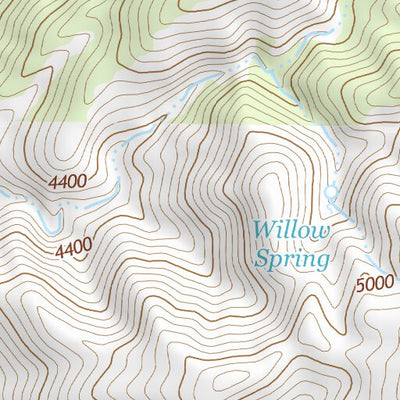 34112SE Page 50 Bradshaw Mountains Topo Preview 2