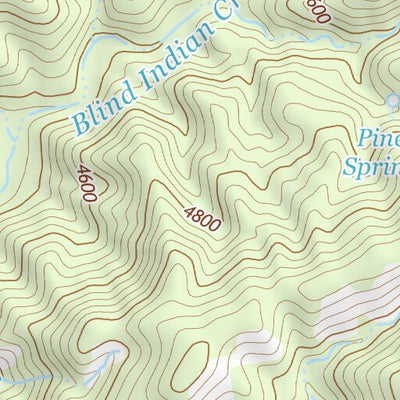 34112SE Page 50 Bradshaw Mountains Topo Preview 3