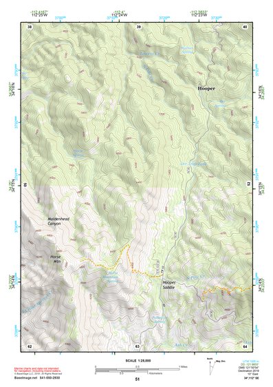 34112SE Page 51 Bradshaw Mountains Topo Preview 1