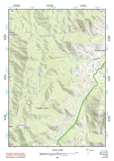 34112SE Page 53 Bradshaw Mountains Topo Preview 1