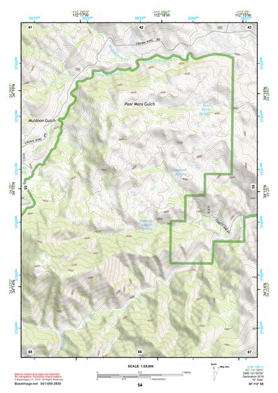 34112SE Page 54 Bradshaw Mountains Topo Preview 1