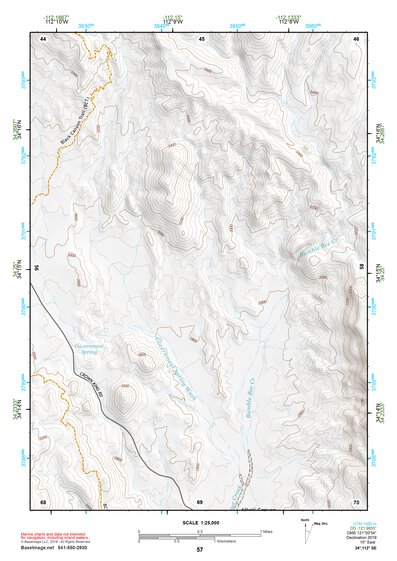 34112SE Page 57 Bradshaw Mountains Topo Preview 1
