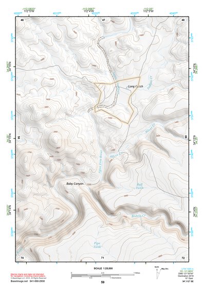34112SE Page 59 Bradshaw Mountains Topo Preview 1