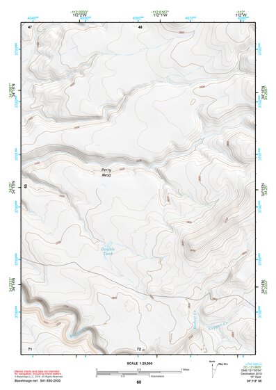 34112SE Page 60 Bradshaw Mountains Topo Preview 1