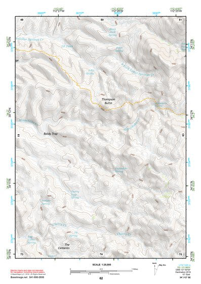 34112SE Page 62 Bradshaw Mountains Topo Preview 1