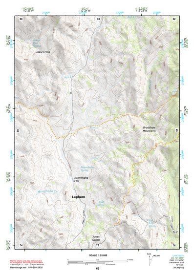 34112SE Page 63 Bradshaw Mountains Topo Preview 1