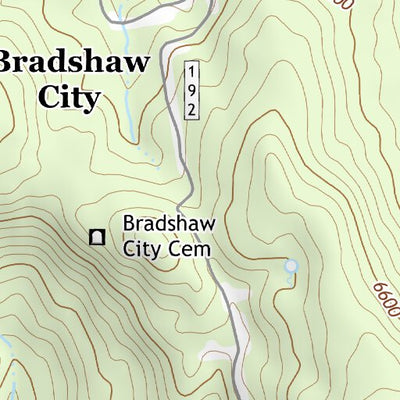 34112SE Page 64 Bradshaw Mountains Topo Preview 2