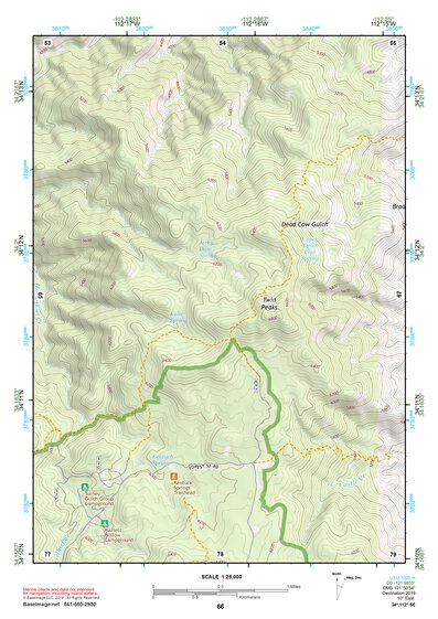 34112SE Page 66 Bradshaw Mountains Topo Preview 1