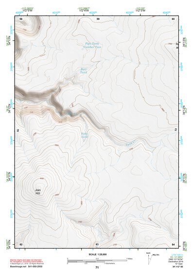 34112SE Page 71 Bradshaw Mountains Topo Preview 1