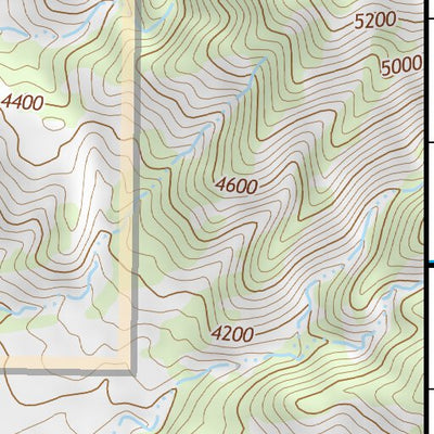 34112SE Page 74 Bradshaw Mountains Topo Preview 3