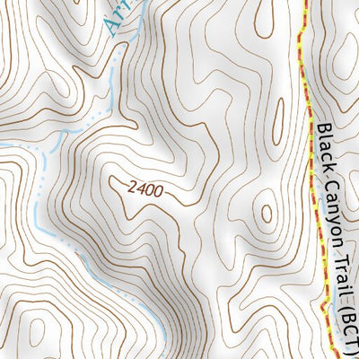 34112SE Page 81 Bradshaw Mountains Topo Preview 3