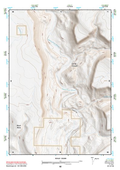 34112SE Page 82 Bradshaw Mountains Topo Preview 1