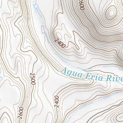 34112SE Page 82 Bradshaw Mountains Topo Preview 2