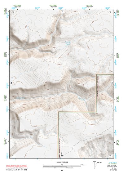34112SE Page 83 Bradshaw Mountains Topo Preview 1