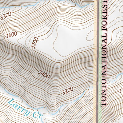 34112SE Page 83 Bradshaw Mountains Topo Preview 3