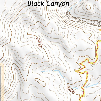 34112SE Page 93 Bradshaw Mountains Topo Preview 3