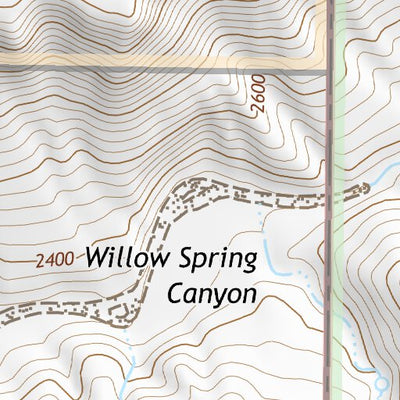 34112SE Page 95 Bradshaw Mountains Topo Preview 3