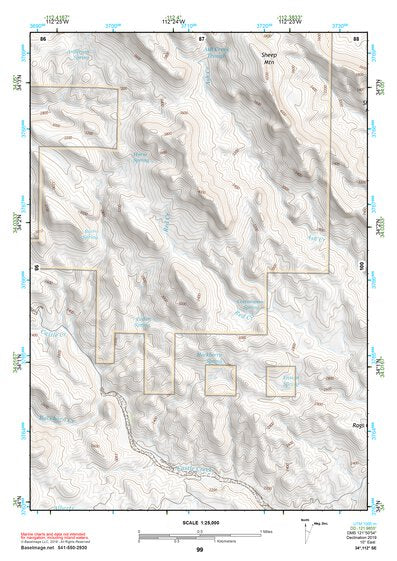 34112SE Page 99 Bradshaw Mountains Topo Preview 1