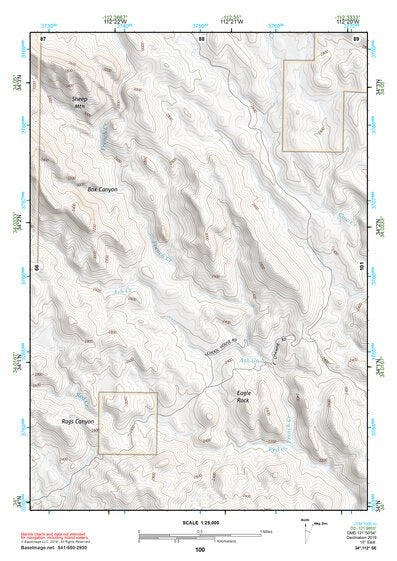 34112SE Page 100 Bradshaw Mountains Topo Preview 1