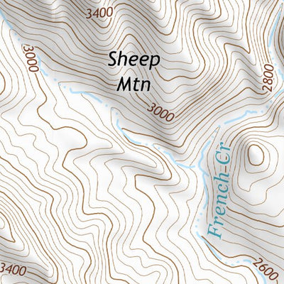 34112SE Page 100 Bradshaw Mountains Topo Preview 3