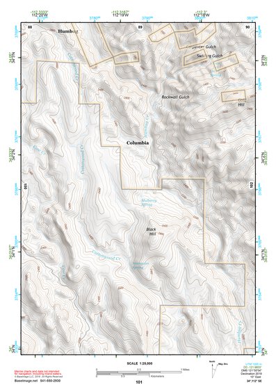 34112SE Page 101 Bradshaw Mountains Topo Preview 1
