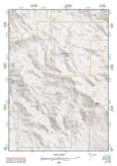 34112SE Page 102 Bradshaw Mountains Topo Preview 1