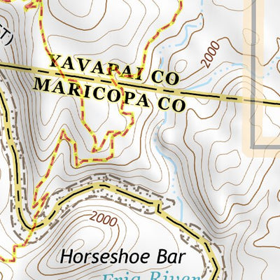 34112SE Page 105 Bradshaw Mountains Topo Preview 3