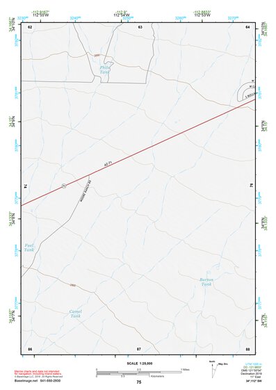 34112SW Page 75 Bradshaw Mountains Topo Preview 1