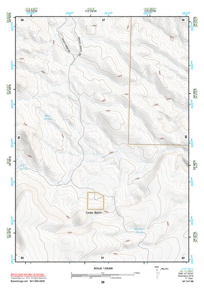 34113NE Page 39 Bagdad Topo Preview 1
