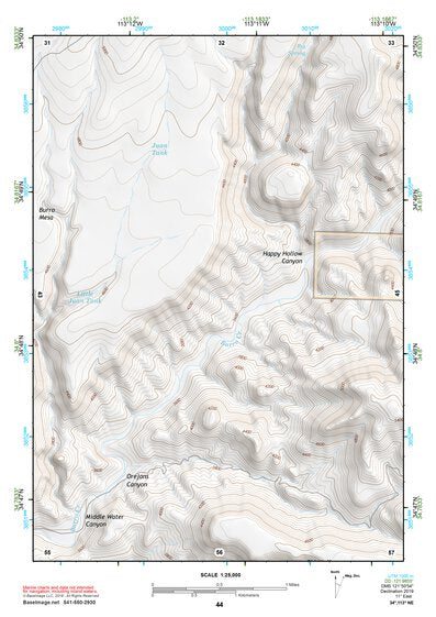 34113NE Page 44 Bagdad Topo Preview 1