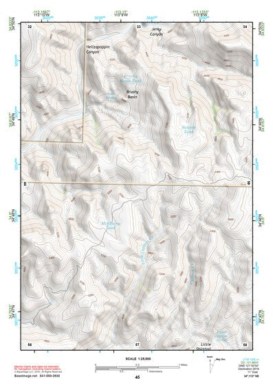 34113NE Page 45 Bagdad Topo Preview 1