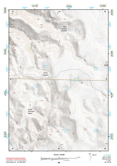 34113NE Page 46 Bagdad Topo Preview 1