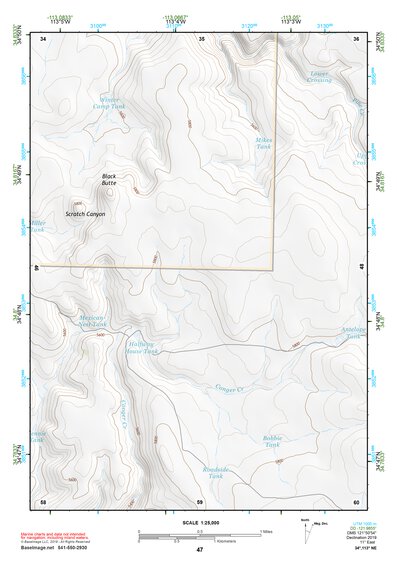 34113NE Page 47 Bagdad Topo Preview 1