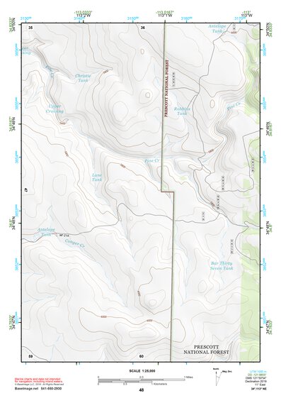 34113NE Page 48 Bagdad Topo Preview 1