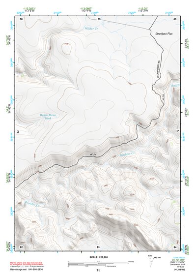 34113NE Page 71 Bagdad Topo Preview 1