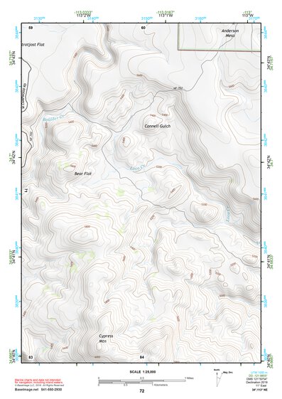 34113NE Page 72 Bagdad Topo Preview 1